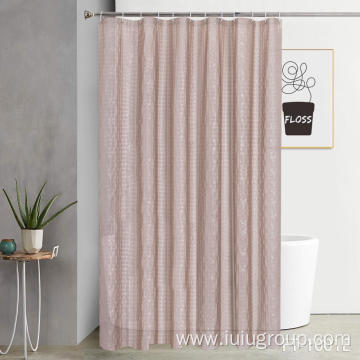 custom design transparent shower curtain